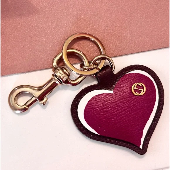Gucci Betty Heart Keychain Bag Charm - Picture 2 of 4
